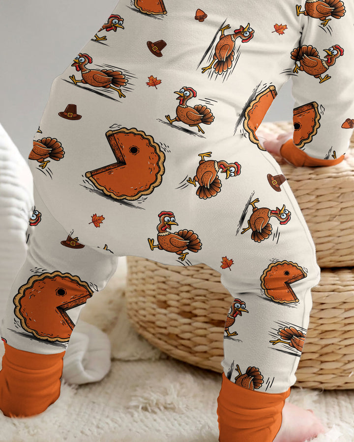 Thanksgiving Pumpkin Pie Chasing Bamboo Convertible Zippy
