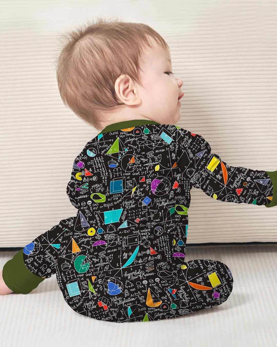 Gerippte Babykleidung mit individuellem Foto - Weich &amp; Skizzenhaft