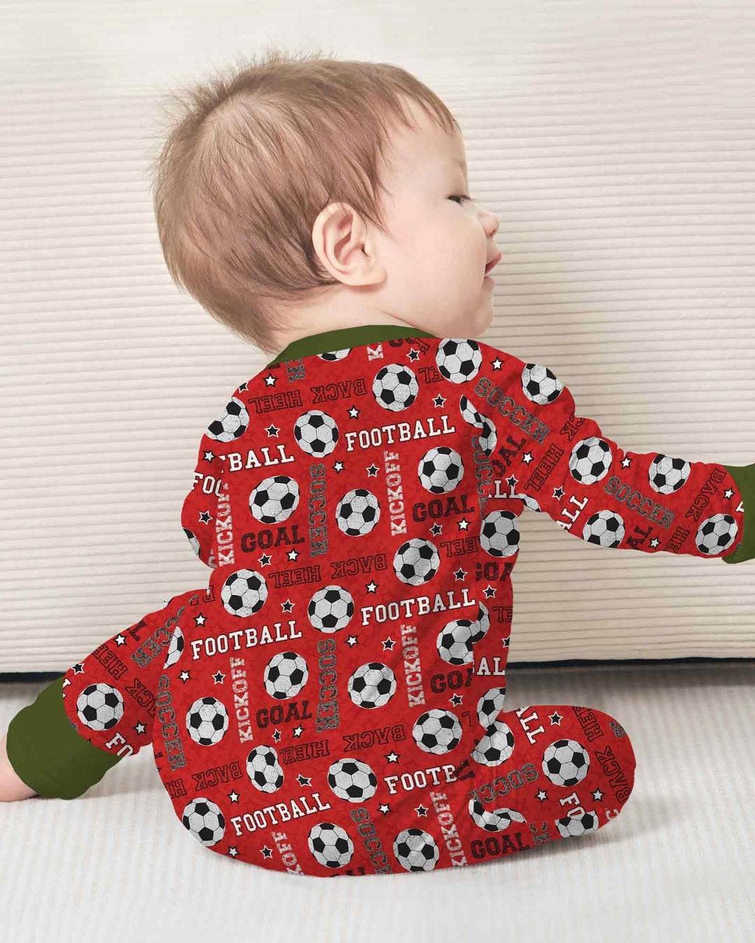 Gerippte Babykleidung mit individuellem Foto - Weich &amp; Skizzenhaft