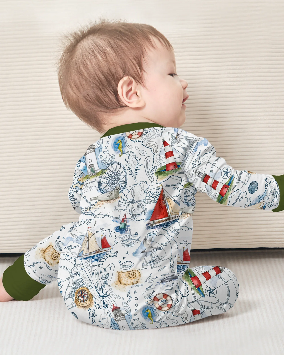 Seaside Adventure Map Bamboo Convertible Zippy