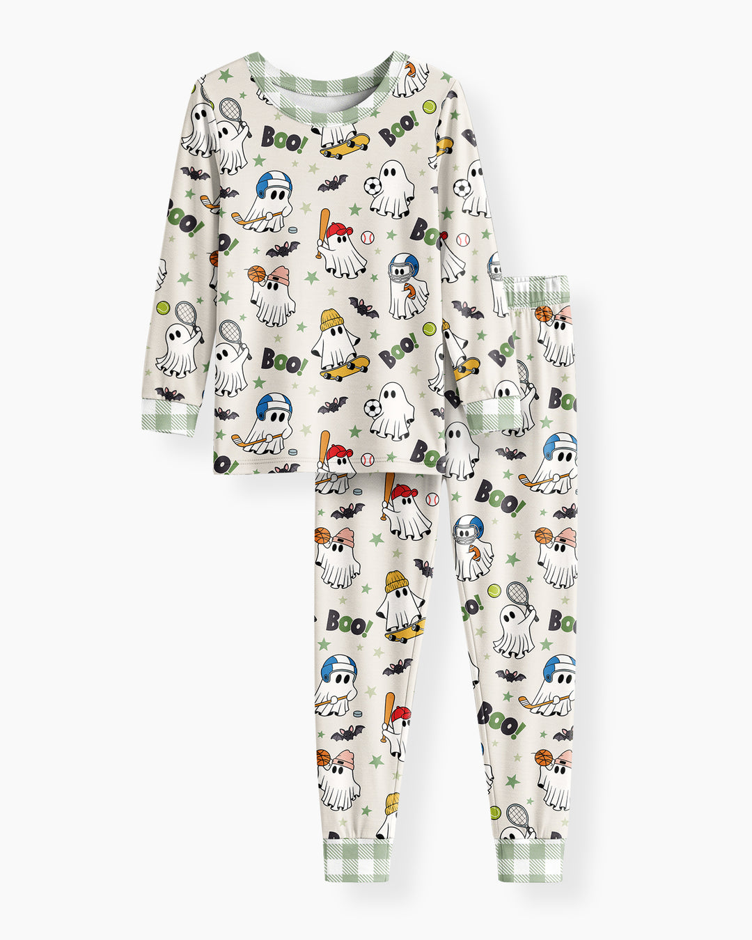 Blooming Boo Crew Bamboo Two Piece Long Sleeve Pajama Set