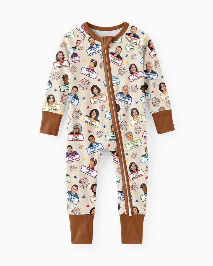 Gerippte Babykleidung mit individuellem Foto - Weich &amp; Skizzenhaft