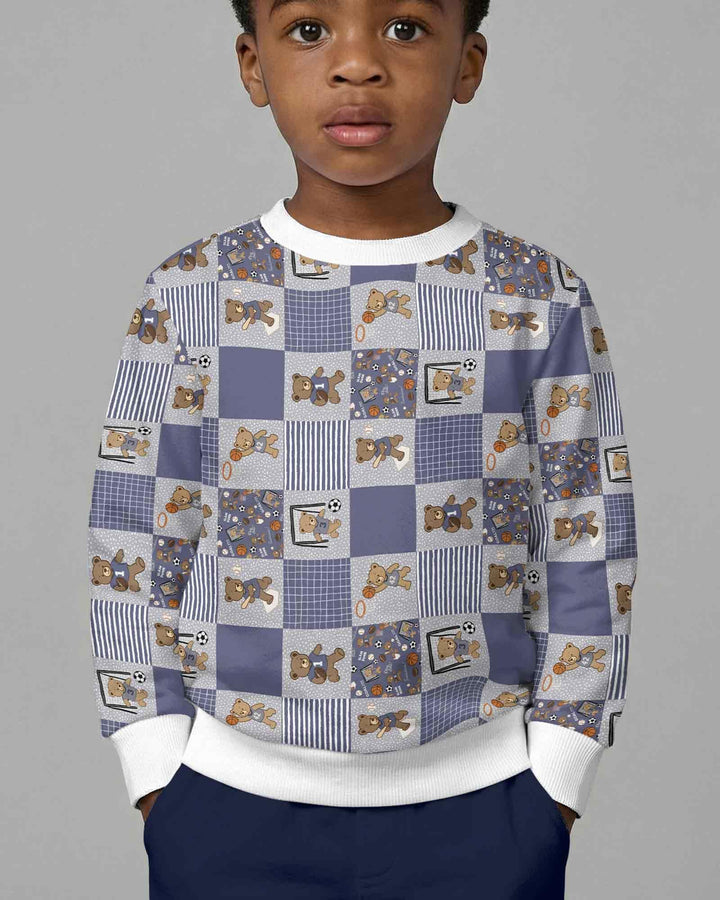Sweatshirt mit Rundhalsausschnitt aus Bambusfaser
