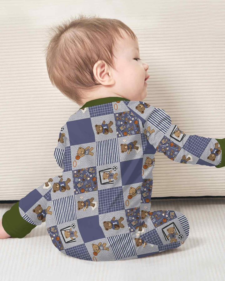 Gerippte Babykleidung mit individuellem Foto - Weich &amp; Skizzenhaft