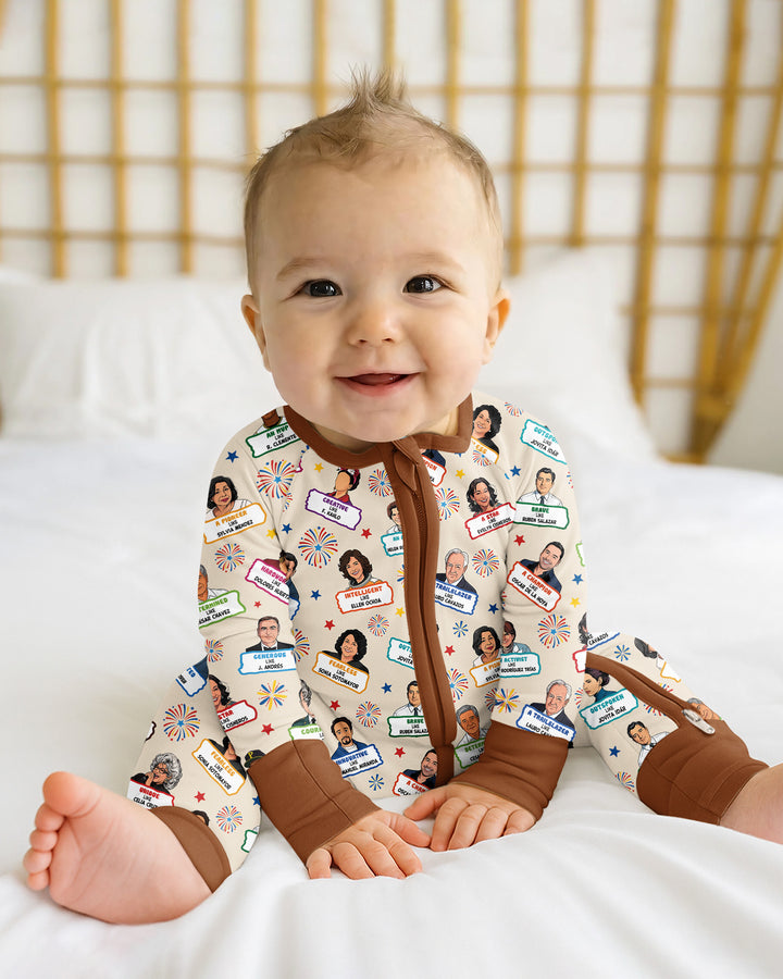 Gerippte Babykleidung mit individuellem Foto - Weich &amp; Skizzenhaft