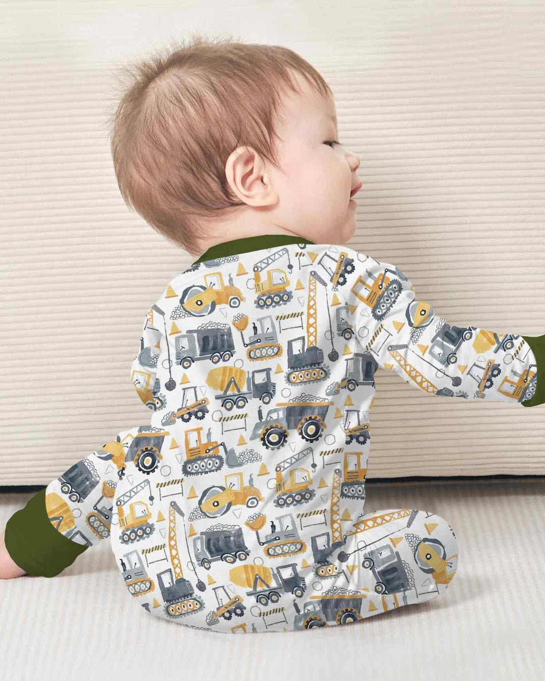 Gerippte Babykleidung mit individuellem Foto - Weich &amp; Skizzenhaft
