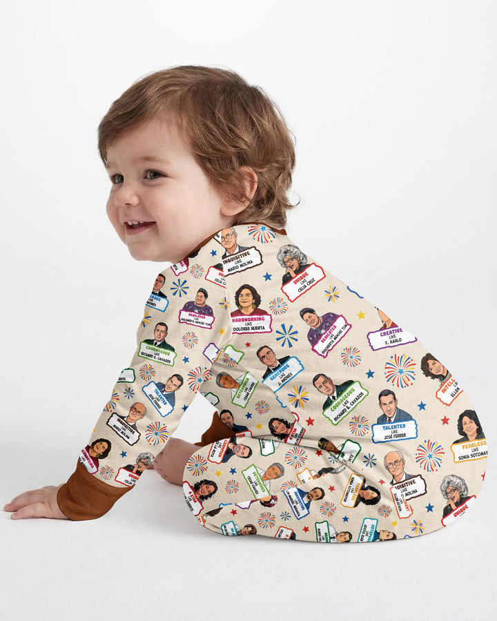 Gerippte Babykleidung mit individuellem Foto - Weich &amp; Skizzenhaft