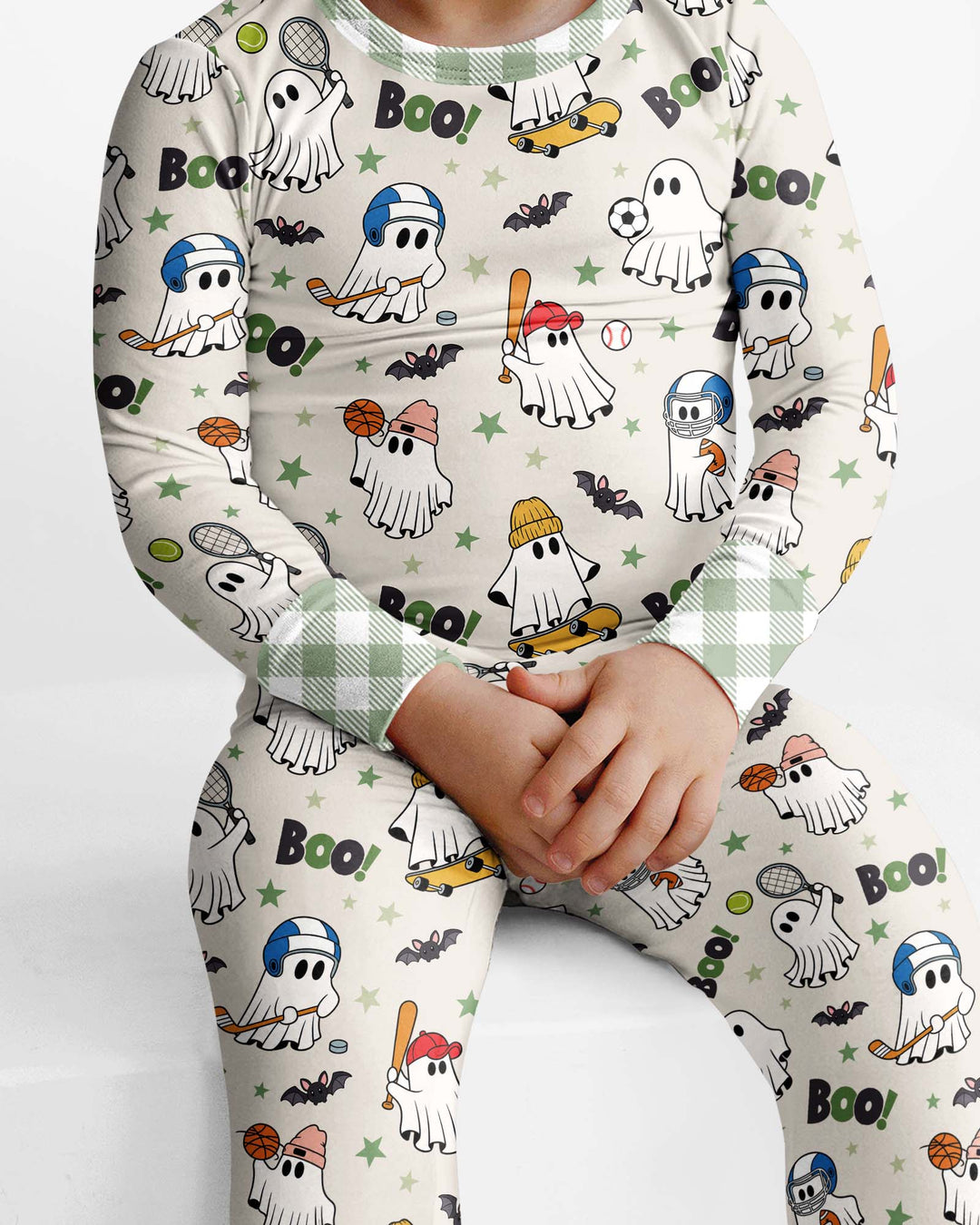 Blooming Boo Crew Bamboo Two Piece Long Sleeve Pajama Set