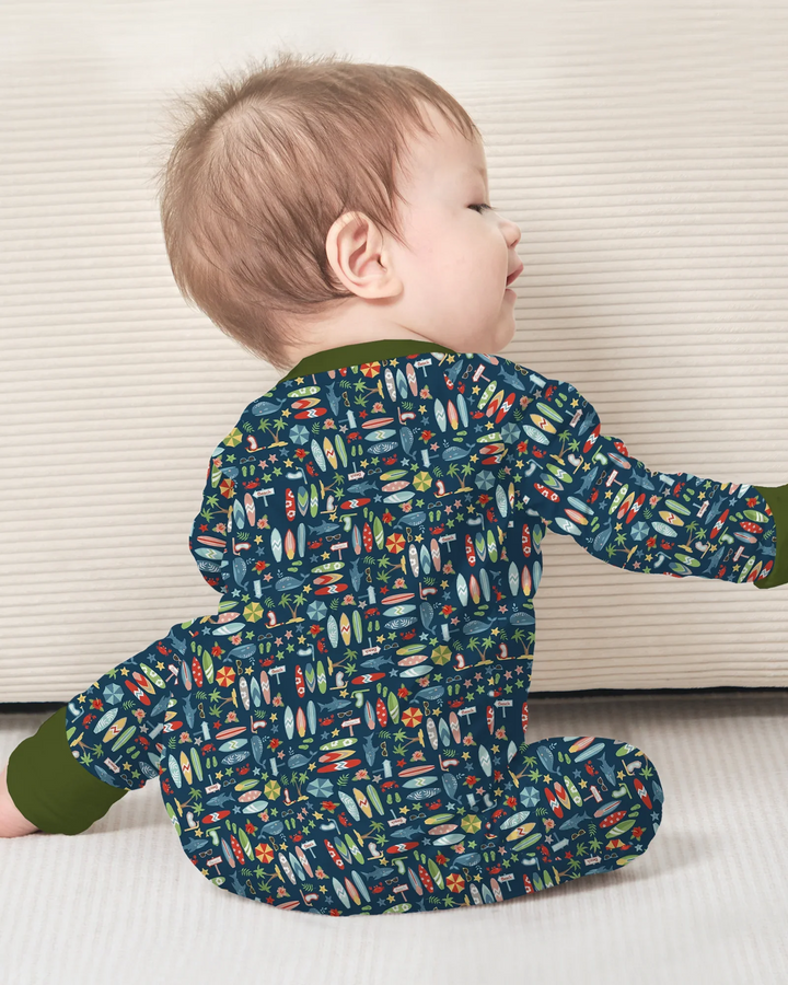 Gerippte Babykleidung mit individuellem Foto - Weich &amp; Skizzenhaft