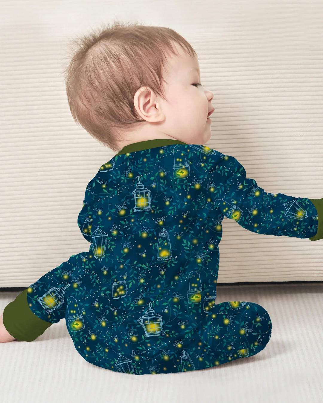 Gerippte Babykleidung mit individuellem Foto - Weich &amp; Skizzenhaft