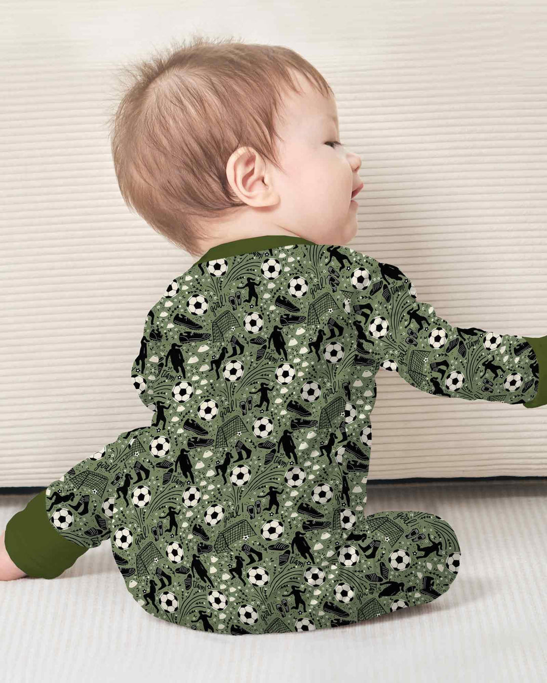 Gerippte Babykleidung mit individuellem Foto - Weich &amp; Skizzenhaft