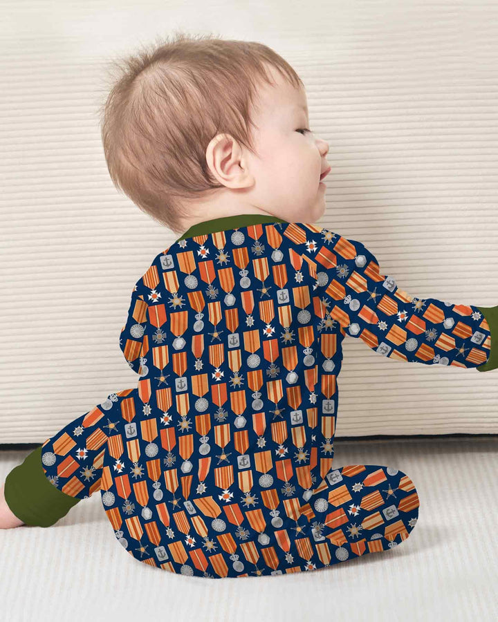 Gerippte Babykleidung mit individuellem Foto - Weich &amp; Skizzenhaft