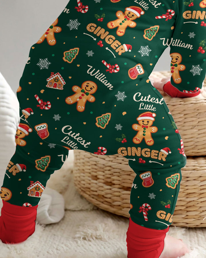 Custom Name Cutest Little Ginger Bamboo Convertible Zippy