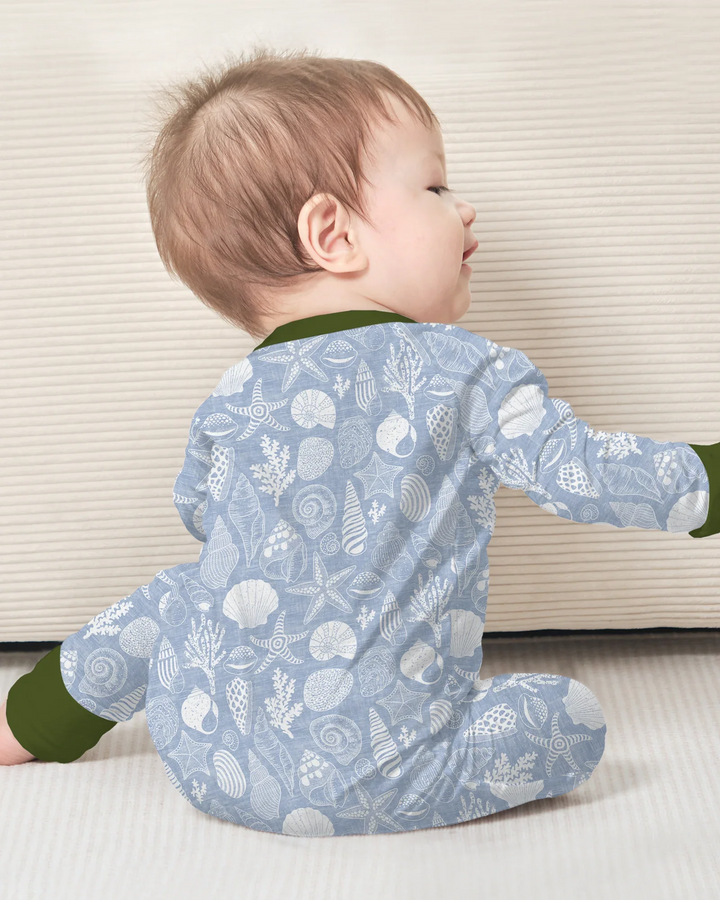Gerippte Babykleidung mit individuellem Foto - Weich &amp; Skizzenhaft