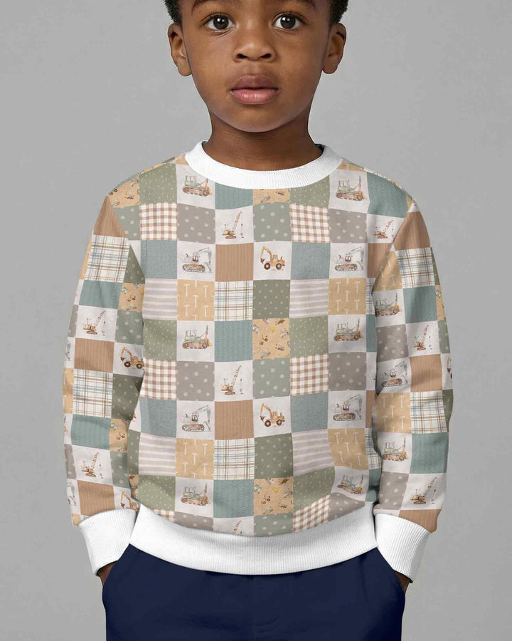 Sweatshirt mit Rundhalsausschnitt aus Bambusfaser