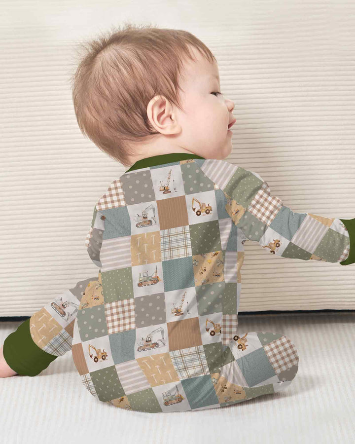 Gerippte Babykleidung mit individuellem Foto - Weich &amp; Skizzenhaft