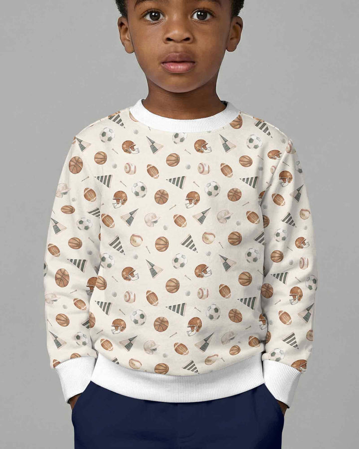 Sweatshirt mit Rundhalsausschnitt aus Bambusfaser