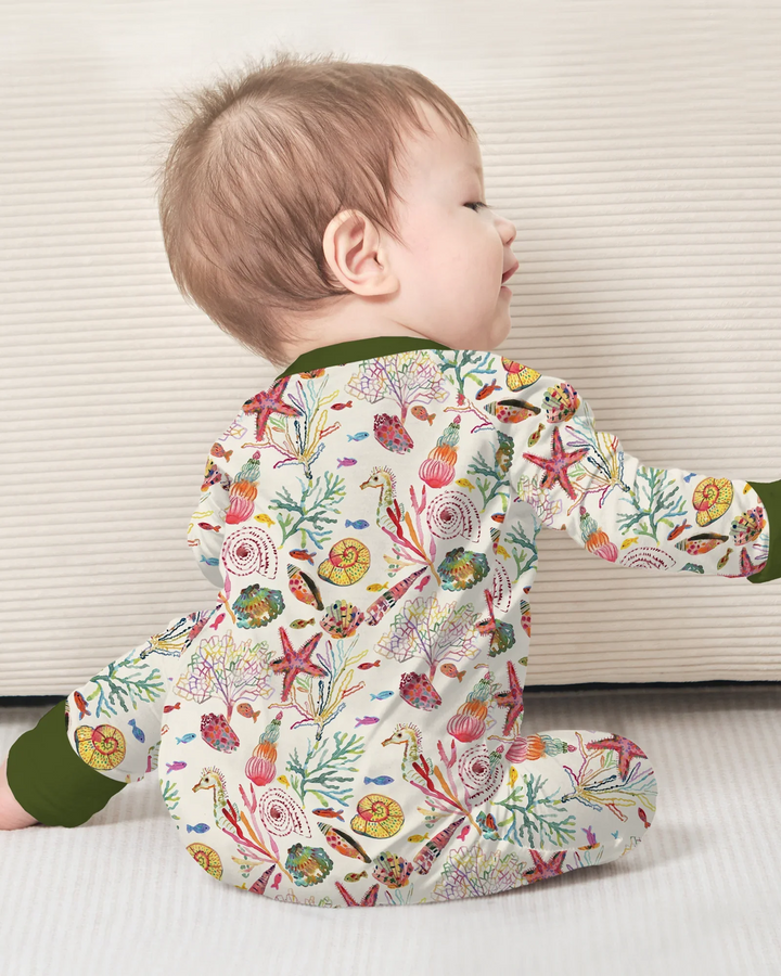 Gerippte Babykleidung mit individuellem Foto - Weich &amp; Skizzenhaft