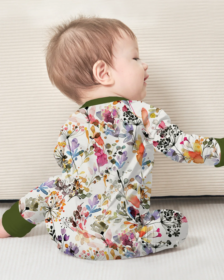 Gerippte Babykleidung mit individuellem Foto - Weich &amp; Skizzenhaft