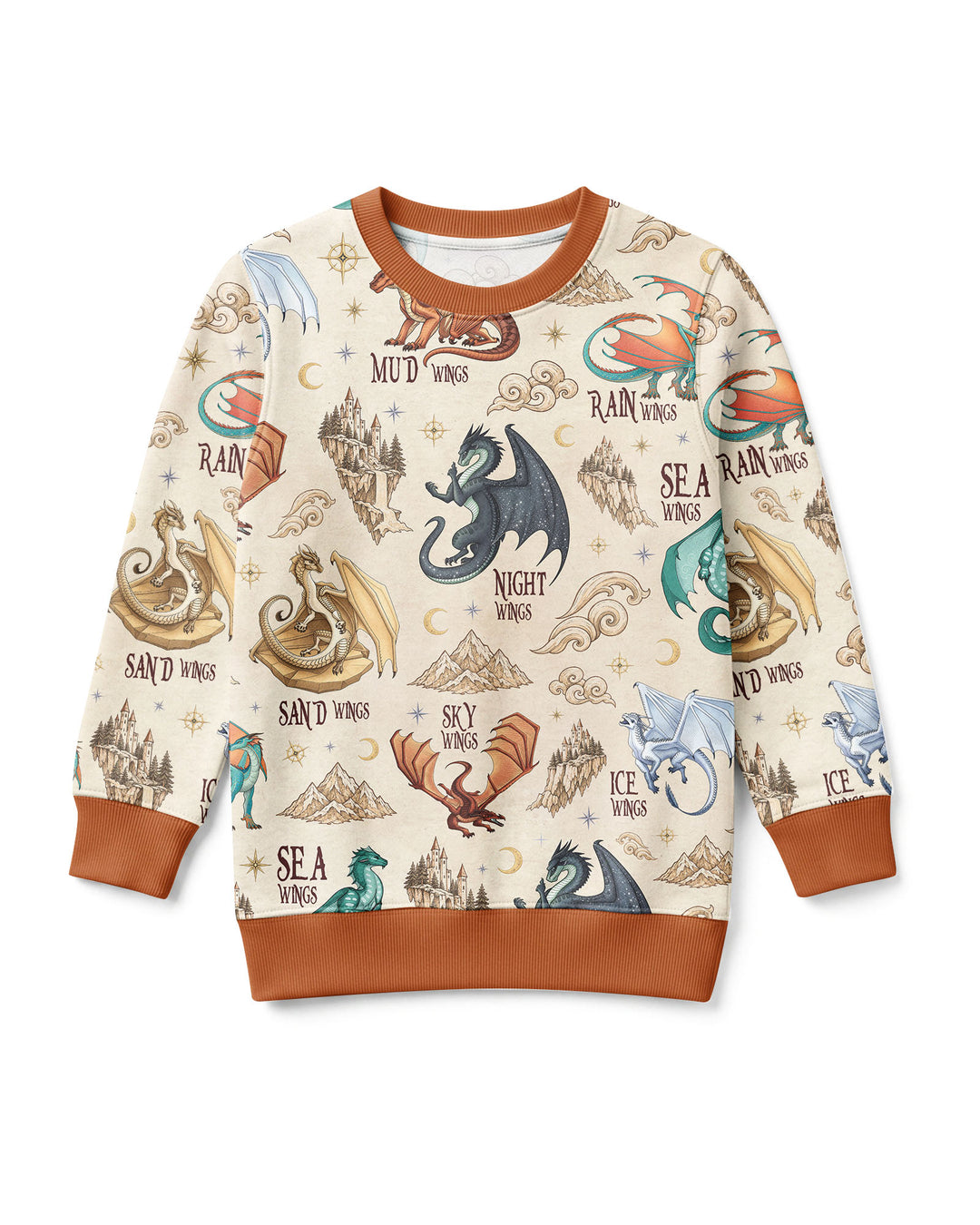 Elemental Dragons Bamboo Crewneck Sweatshirt