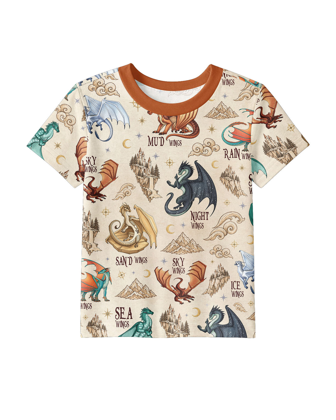 Elemental Dragons Bamboo Crewneck T-Shirt
