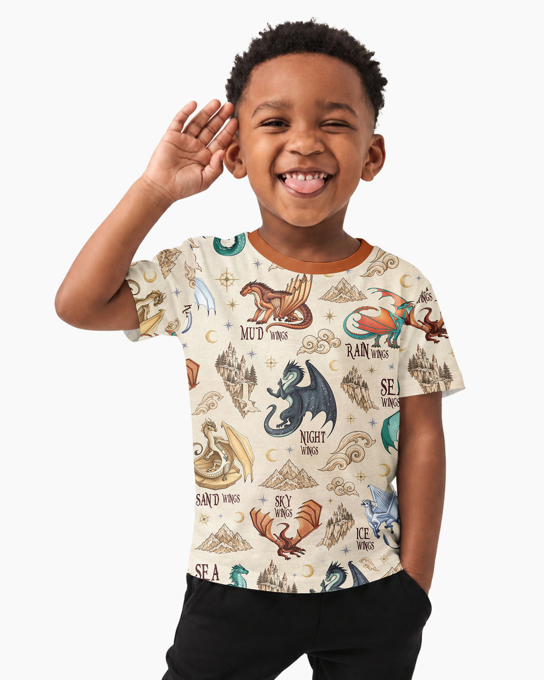 Elemental Dragons Bamboo Crewneck T-Shirt