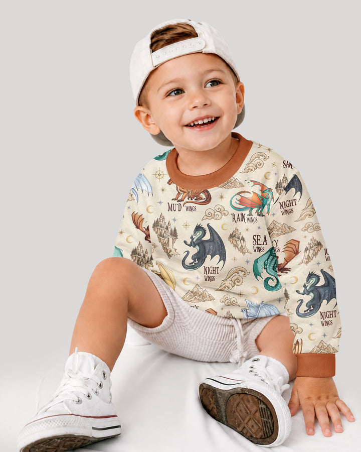 Elemental Dragons Bamboo Crewneck Sweatshirt