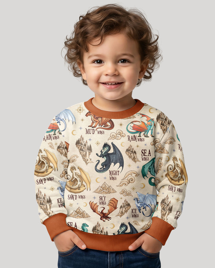 Elemental Dragons Bamboo Crewneck Sweatshirt
