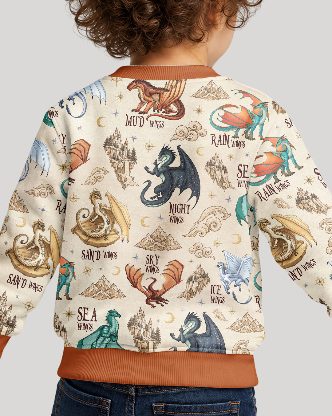 Elemental Dragons Bamboo Crewneck Sweatshirt