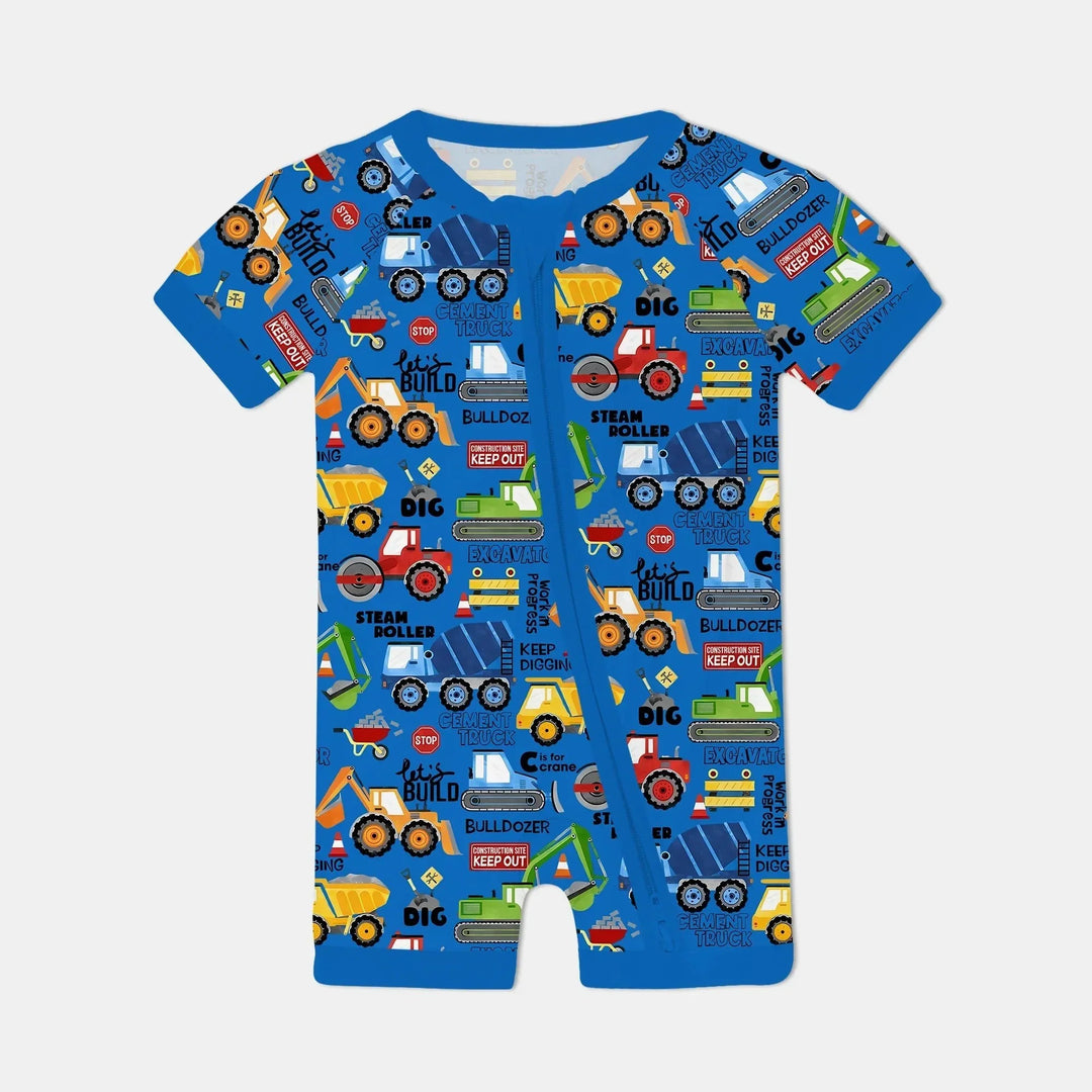 Build Your Own World Shorty Zippy , Build Your Own World Shorty Zippy - 0-3M / Blue / Black