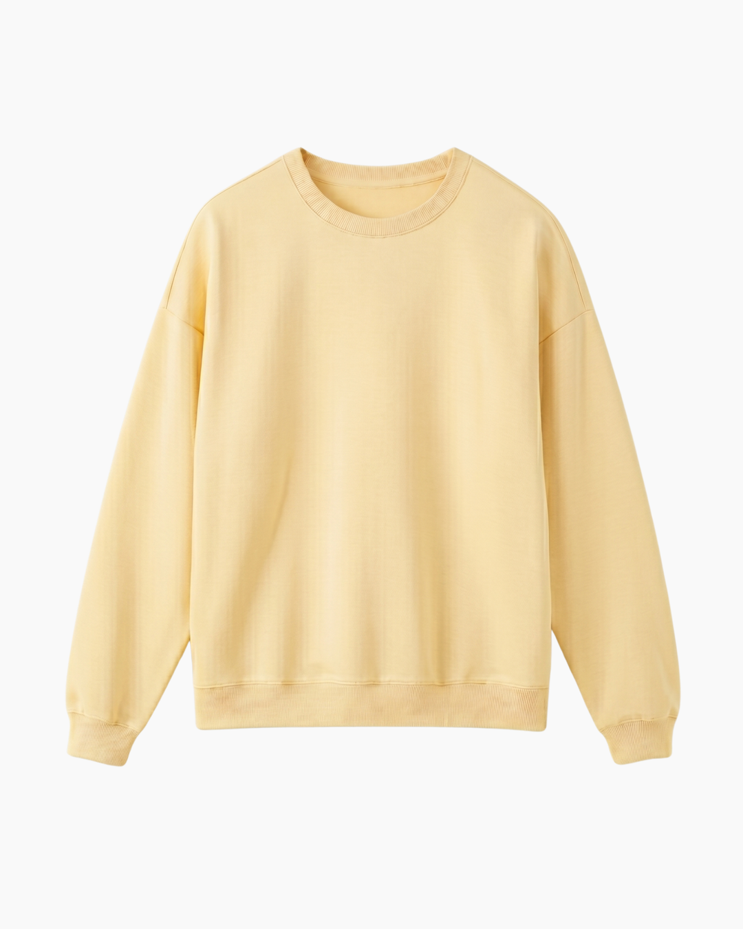 Solid Color Bamboo Adult Crewneck Sweatshirt