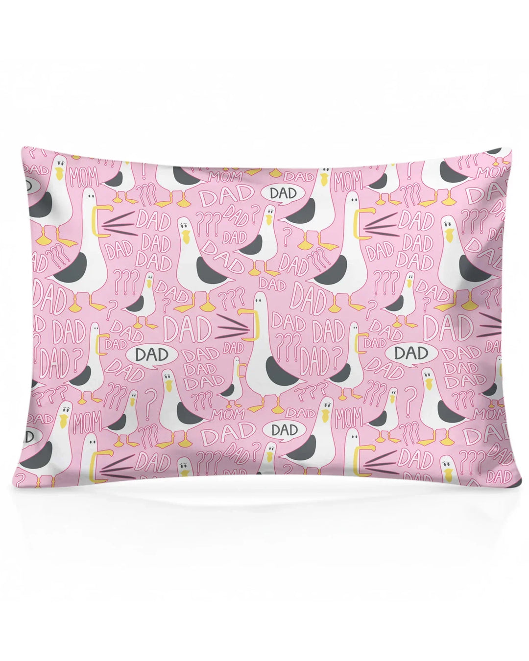 Funny Seagull DAD Bamboo Pillow Case