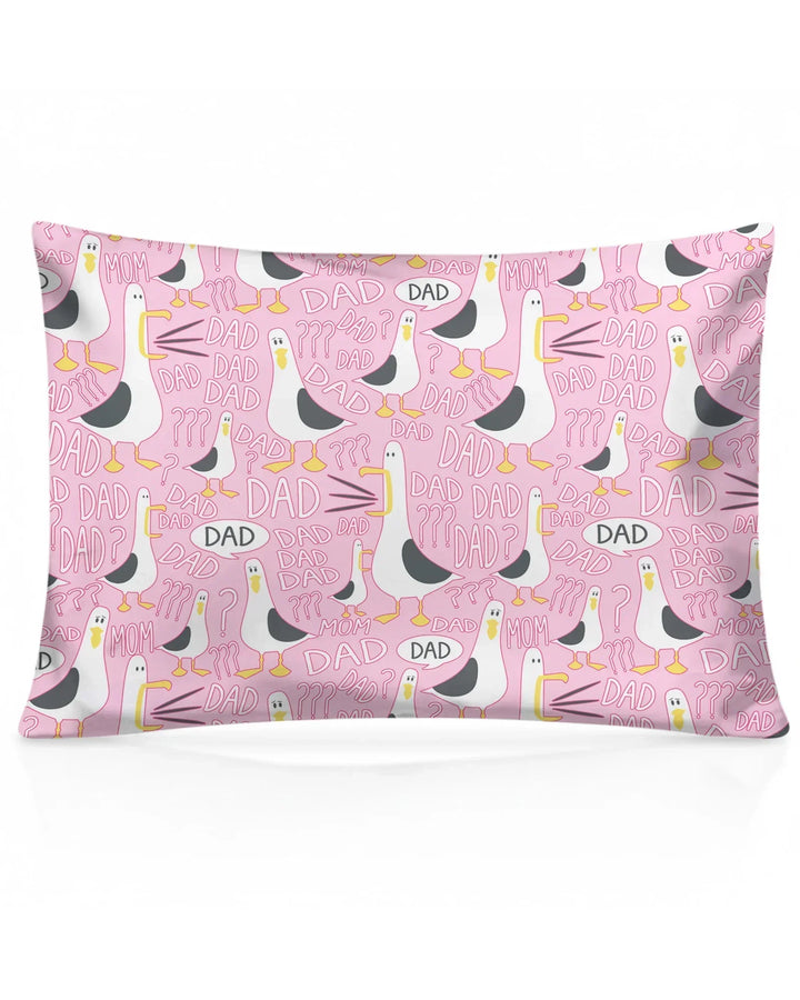 Funny Seagull DAD Bamboo Pillow Case