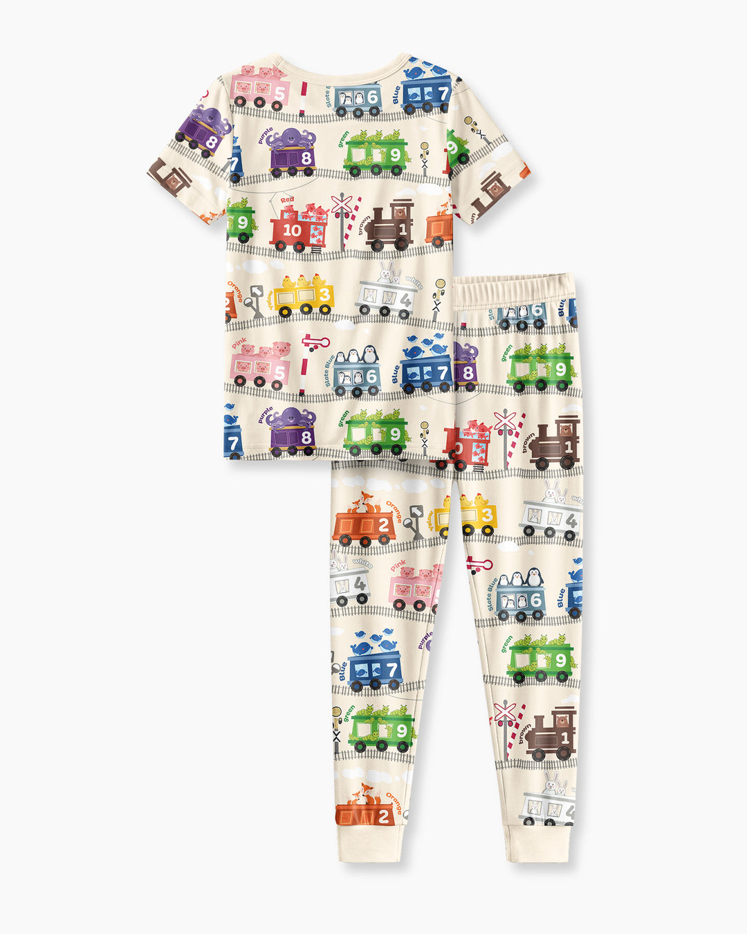 Zweiteiliges, kurzärmliges Pyjama-Set mit Marienkäfern