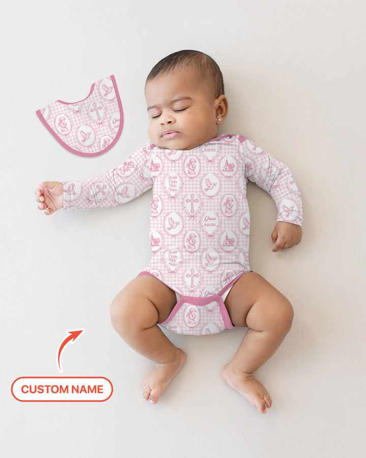 Gerippte Babykleidung mit individuellem Foto - Weich &amp; Skizzenhaft