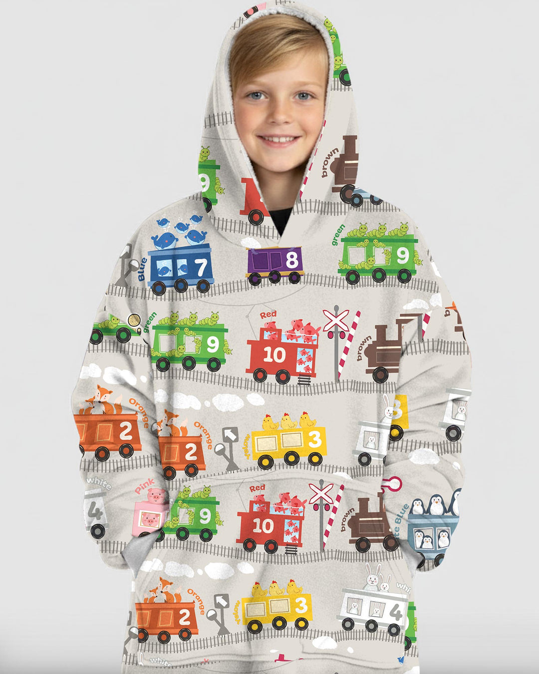 Benutzerdefinierter Bambus-Deckenhoodie (Vorlage)