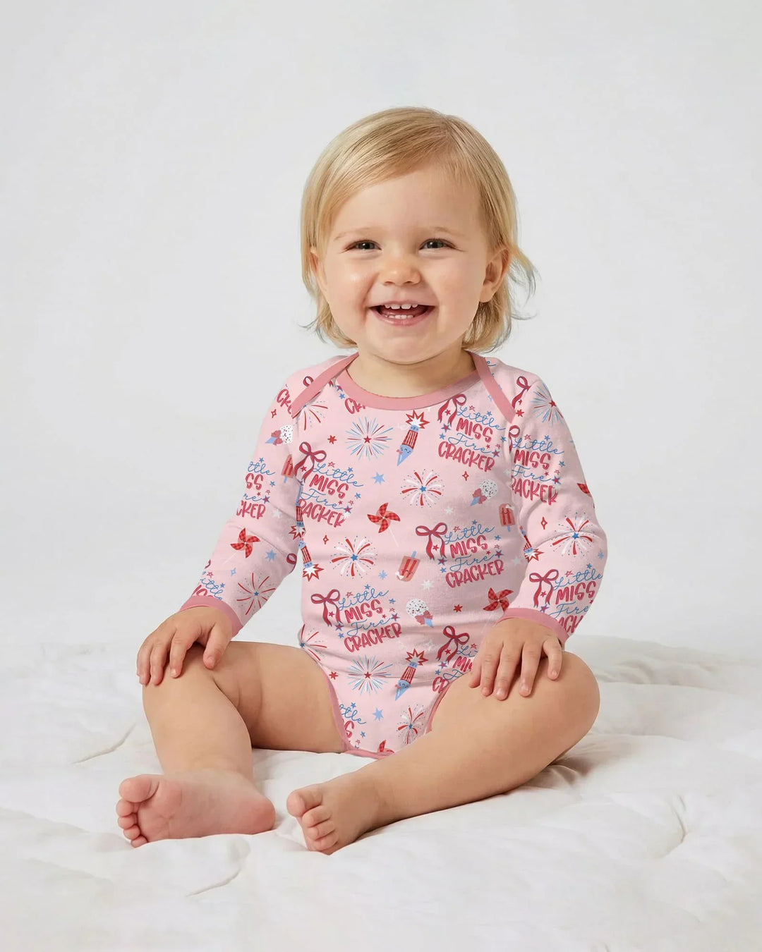 Gerippte Babykleidung mit individuellem Foto - Weich &amp; Skizzenhaft