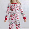 Christmas Bows Two Piece Pajama Set , Christmas Bows Two Piece Pajama Set - 12-18M