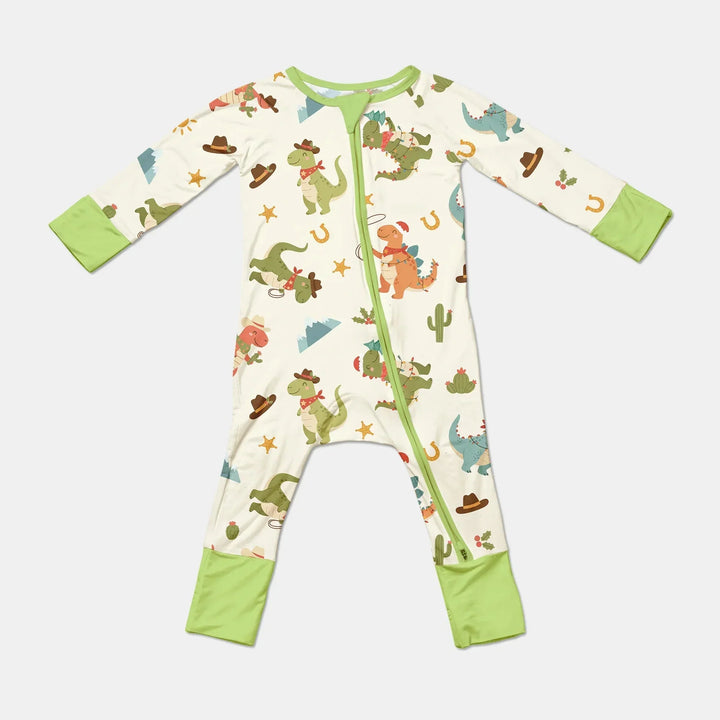 Christmas Cowboy Dinosaur Convertible Zippy , Christmas Cowboy Dinosaur Convertible Zippy - 0-3M
