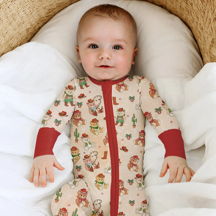 Christmas Cowboy Teddy Convertible Zippy , Christmas Cowboy Teddy Convertible Zippy - 0-3M