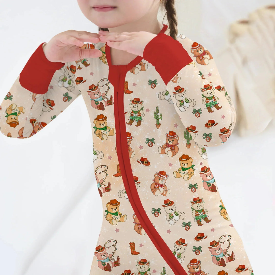 Christmas Cowboy Teddy Convertible Zippy , Christmas Cowboy Teddy Convertible Zippy - 0-3M