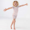 Christmas Friendship Bracelet Two Piece Short Sleeve Shorts Pajama Set , Christmas Friendship Bracelet Two Piece Short Sleeve Shorts Pajama Set - 12-18M
