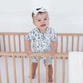 Christmas Nutcracker Toile Shorty Zippy , Christmas Nutcracker Toile Shorty Zippy - 0-3M / Blue