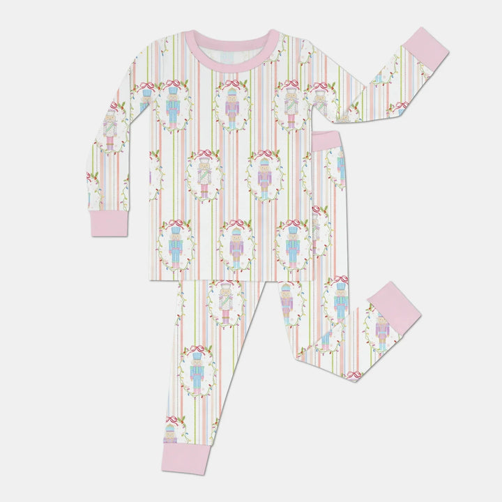 Christmas Nutcracker Two Piece Long Sleeve Pajama Set , Christmas Nutcracker Two Piece Long Sleeve Pajama Set - 12-18M