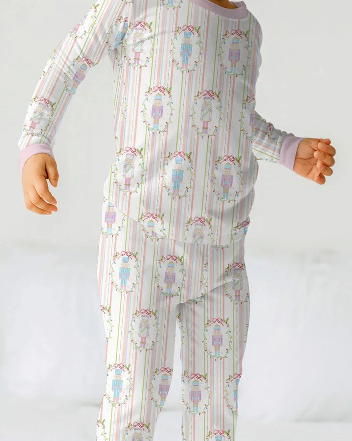 Christmas Nutcracker Two Piece Long Sleeve Pajama Set , Christmas Nutcracker Two Piece Long Sleeve Pajama Set - 12-18M