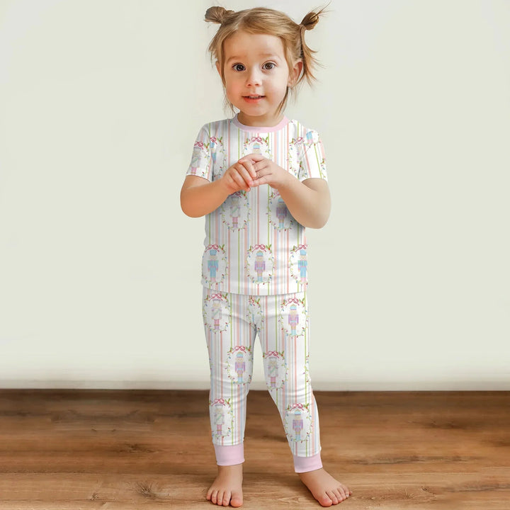 Christmas Nutcracker Two Piece Long Sleeve Pajama Set , Christmas Nutcracker Two Piece Long Sleeve Pajama Set - 12-18M