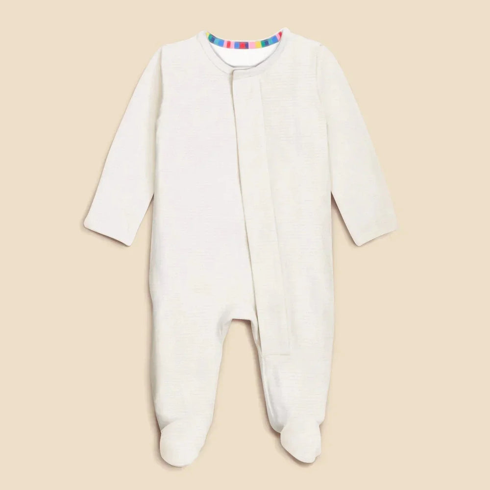 Cloud Magnetic Footie Romper , Cloud Magnetic Footie Romper - Newborn