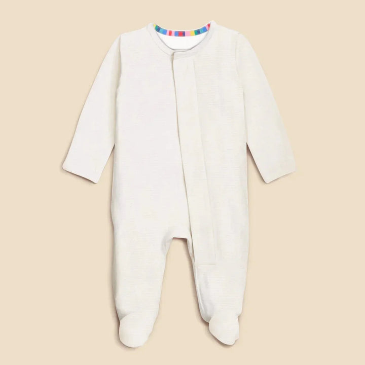 Cloud Magnetic Footie Romper , Cloud Magnetic Footie Romper - Newborn