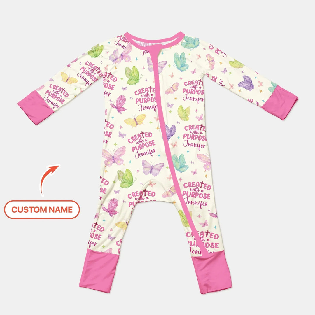 Created With A Purpose Custom Name Convertible Zippy , Created With A Purpose Custom Name Convertible Zippy - 0-3M