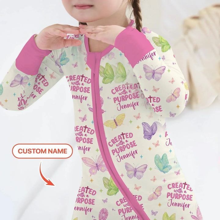Created With A Purpose Custom Name Convertible Zippy , Created With A Purpose Custom Name Convertible Zippy - 0-3M